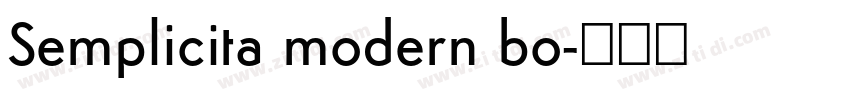 Semplicita modern bo字体转换 Semplicita modern bo字体转换